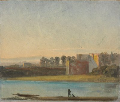 Vista sobre o Elba de Johan Christian Dahl