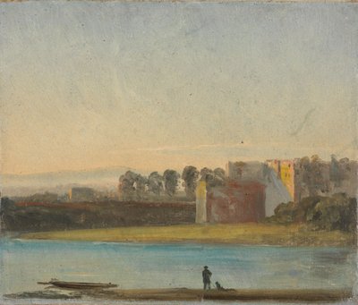 Vista sobre o Elba de Johan Christian Dahl