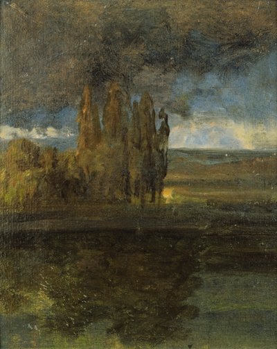 Vista sobre o Elba e o bastião "Der Bär de Johan Christian Dahl