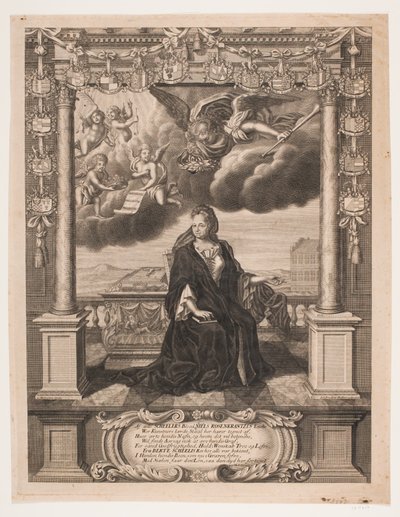 Birgitte Rosenkrantz, nascida Skeel de Johan Friedlein