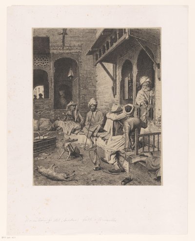 Fumar homens turcos de Johan Georg Otto graf von Rosen