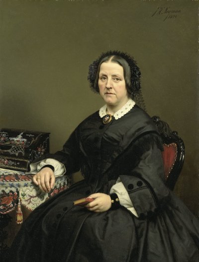 Wilhelmina Margaretha van den Bosch (1807-74). Esposa de Gerard Johan Lost van Themaat de Johan Heinrich Neuman