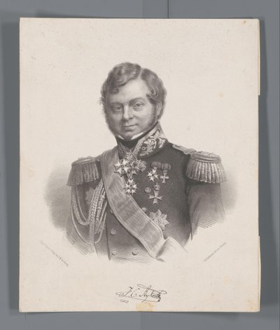 Retrato do Império Júlio Constantino de Johan Hendrik Hoffmeister