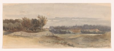 Paisagem Panorâmica de Johan Hendrik Weissenbruch (signed by artist)