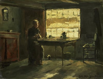 Interior da fazenda de Johan Hendrik Weissenbruch