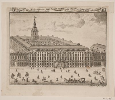Castelo de Christiansborg de Johan Herman Thiele