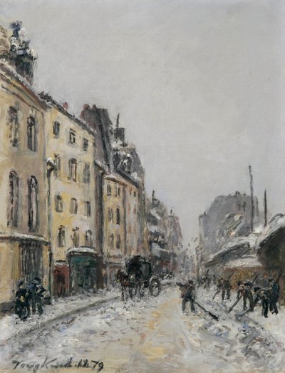 Rue du Faubourg-Saint-Jacques em Paris de Johan Jongkind