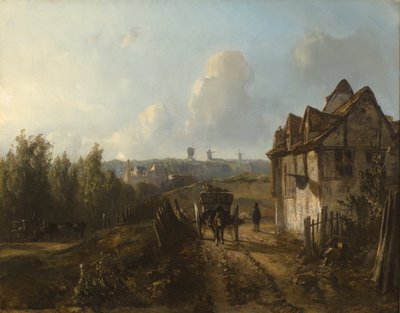 Ver em Monmartre de Johan Jongkind