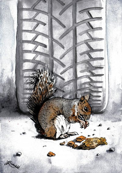 Esquilo, de Tire Track de Johan Liewendahl