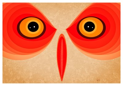 Coruja, 2015 (arte digital) de Johan Lilja