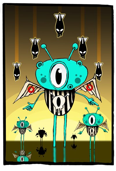 Equipa alienígena, 2012 (ilustração) de Johan Lilja