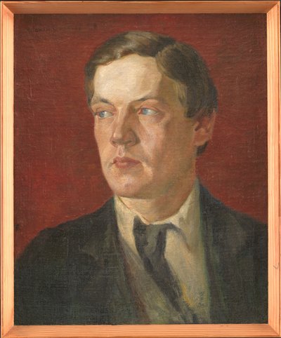 Retrato do pintor sueco Gustaf Wolmar de Johan Rohde