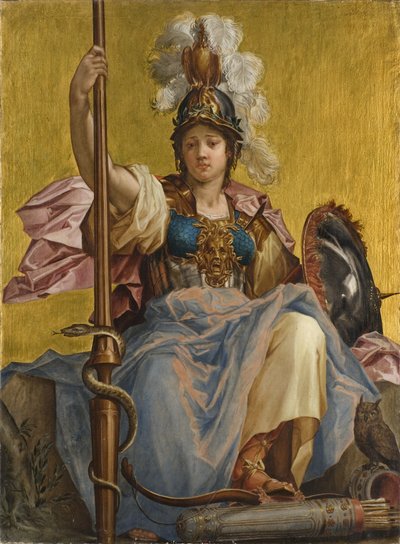 Minerva (óleo sobre tela) de Johan Sylvius