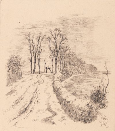 Allé por Vallø de Johan Thomas Lundbye