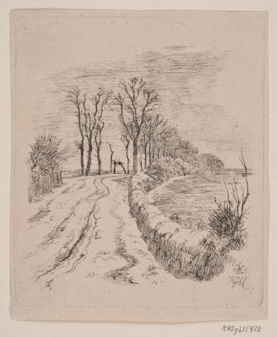 Allé por Vallø de Johan Thomas Lundbye