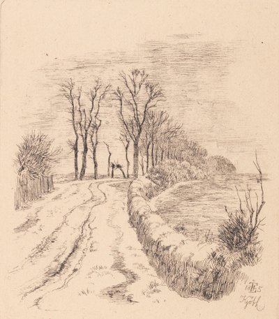 Allé por Vallø de Johan Thomas Lundbye