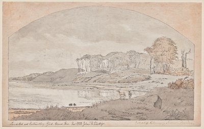 Floresta de Asnæs, baía no fiorde de Kalundborg de Johan Thomas Lundbye