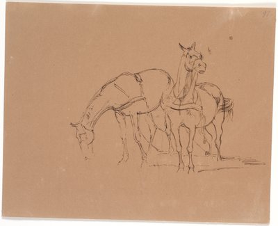 Balde de cavalo de Johan Thomas Lundbye