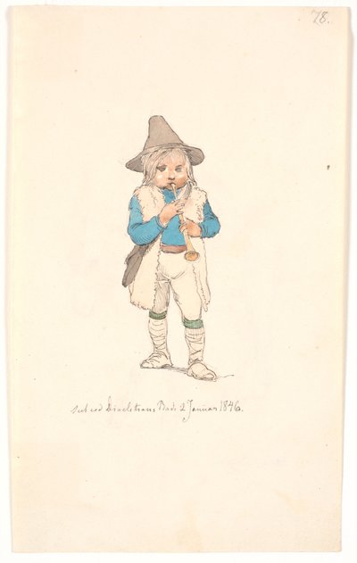 Lille "pifferaro" de Johan Thomas Lundbye