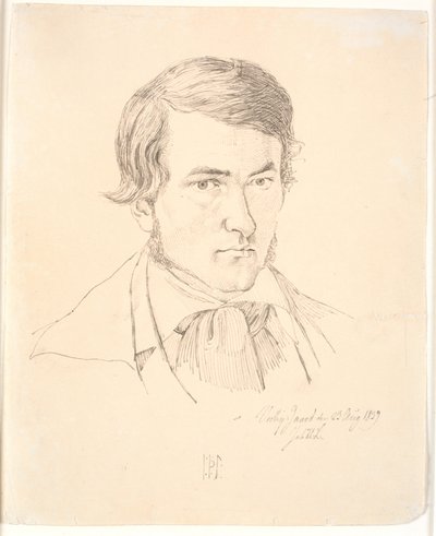 Auto-retrato de Johan Thomas Lundbye
