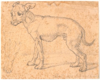 cachorro em pé de Johan Thomas Lundbye