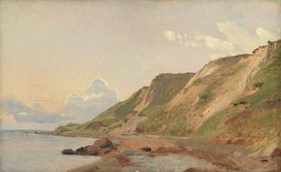 Estudo de falésias na costa sul de Refsnæs de Johan Thomas Lundbye
