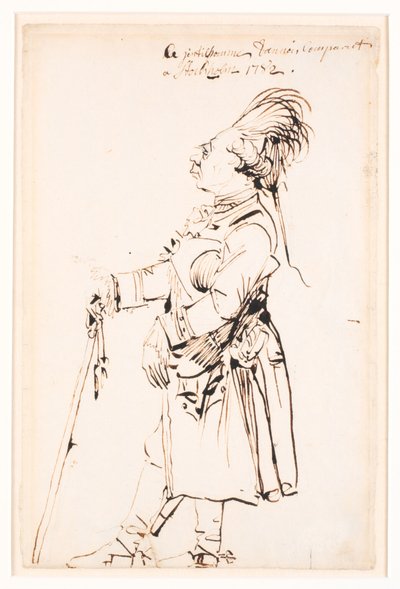 Barão Clemens August von Haxthausen em Estocolmo de Johan Tobias Sergel