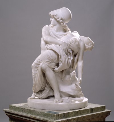 Marte e Vênus (mármore de Carrara) de Johan Tobias Sergel