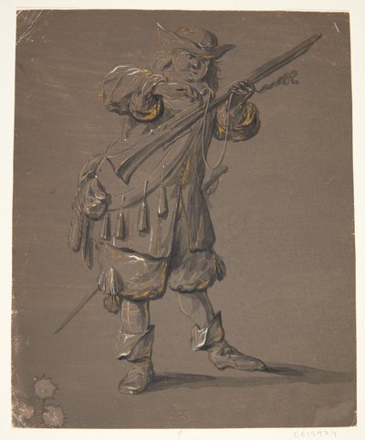 Soldado com rifle de Johan le Ducq