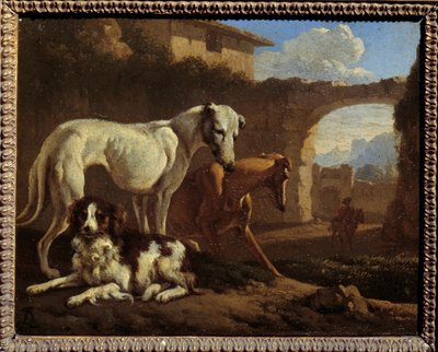 Esparguete e levedura. Pintura por Jan Le Ducq (1627-1676) Ec. Hol. de Johan le Ducq