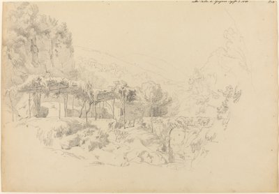 Um arbor sombrio no vale de Gragnano de Johann Adam Klein