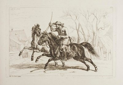 Húngaro a cavalo de Johann Adam Klein