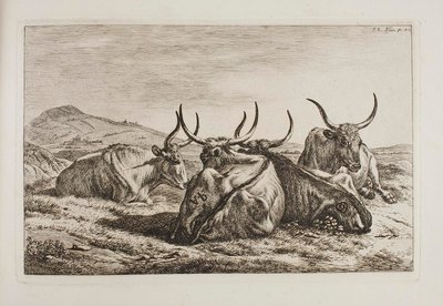 Bois deitados de Johann Adam Klein