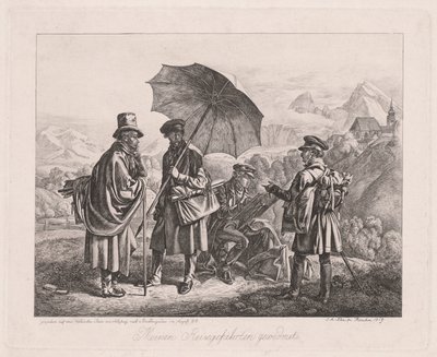 Os Artistas na sua Viagem de Johann Adam Klein