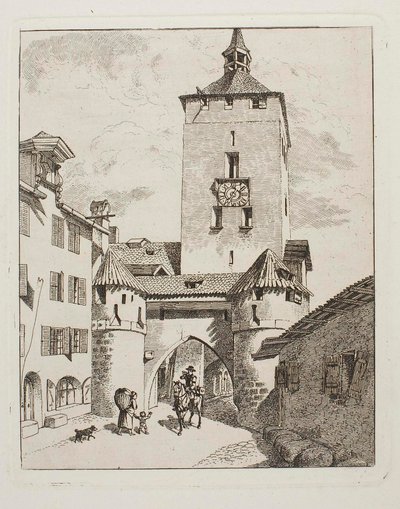 O Portão de Nuremberga de Johann Adam Klein