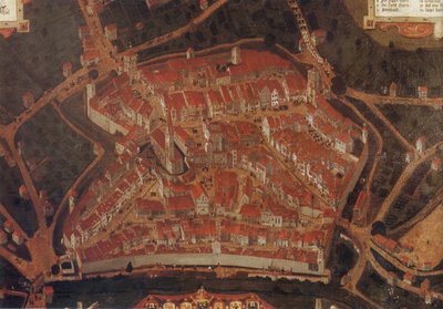 Vista da cidade de Wangen (Allgäu); Rathaus Wangen de Johann Andreas Rauch