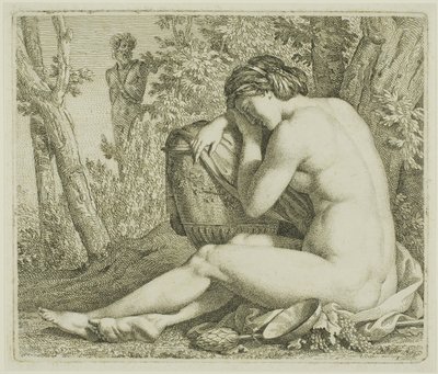 Bacante em repouso de Johann August Nahl II