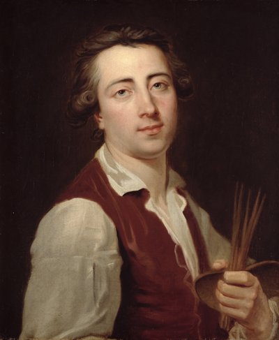 Auto-retrato, c.1775-80 de Johann August Nahl the Younger