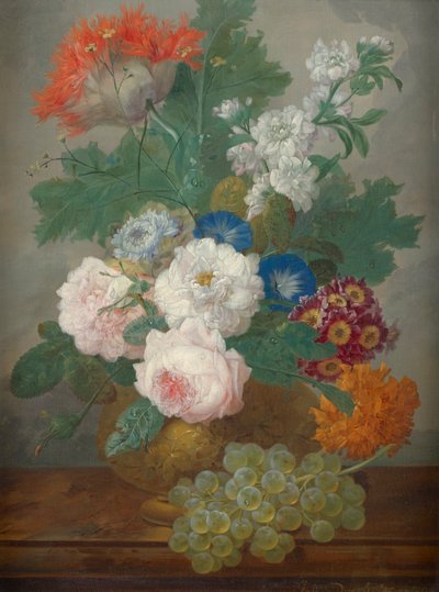 natureza morta floral de Johann Baptist Drechsler