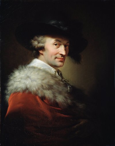 Retrato do Arquitecto La Tour. Pintura por Johann Baptist Von Lampi l