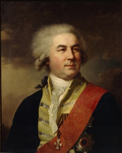 Retrato do Conde Pyotr Zavadovsky 1739–1812 de Johann Baptist Lampi the Younger