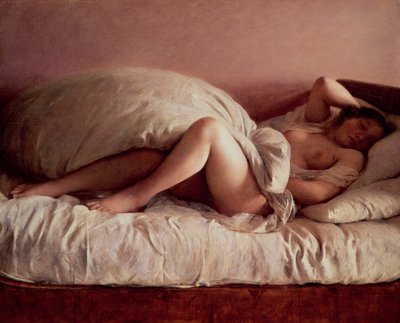 Mulher adormecida de Johann Baptist Reiter