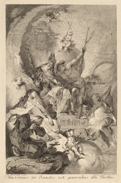 Quatro Santos de Johann Beheim after Franz Anton Maulbertsch