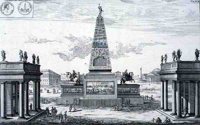 Obelisco dedicado a Marcus Aurelius Antoninus (161-80) e Lucius Aurelius Verus (161-69), Grécia, de 