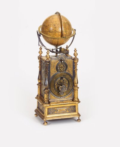 Um relógio astronômico continental de Johann Bernhard Bauer