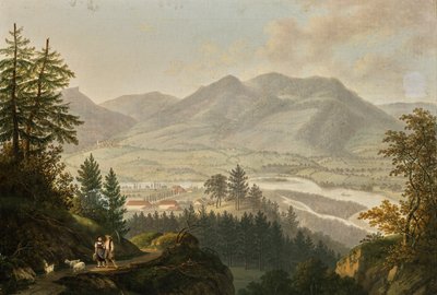 Arredores da ruína dos Habsburgos de Johann Caspar Rahn