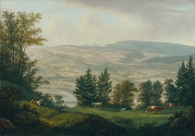 Arredores das ruínas de Habsburgo de Johann Caspar Rahn