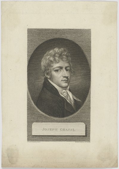 Retrato de Josef Grassi 1757-1838, 1804. de Johann Christian Benjamin Gottschick