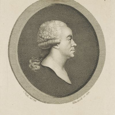 Retrato do compositor Joseph Schuster 1748-1812, 1811. de Johann Christian Benjamin Gottschick