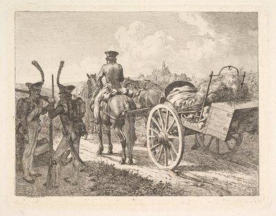 Uma Forja Móvel Russa, 1815. de Johann Christian Erhard